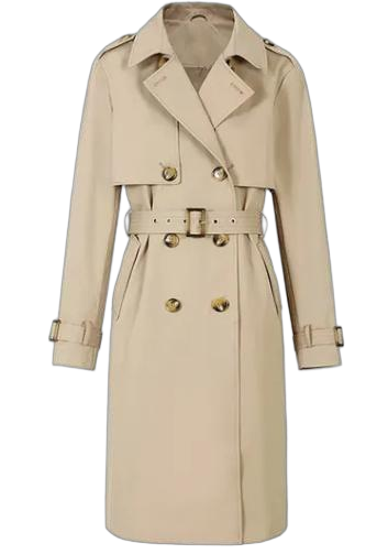 High Quality Handsome Windbreaker Ladies Trench Coat